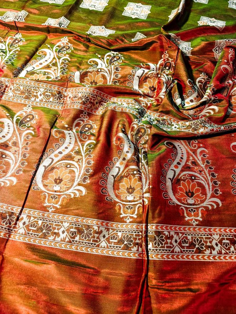 Authentic 100% Pure Mulberry Silk Banarasi