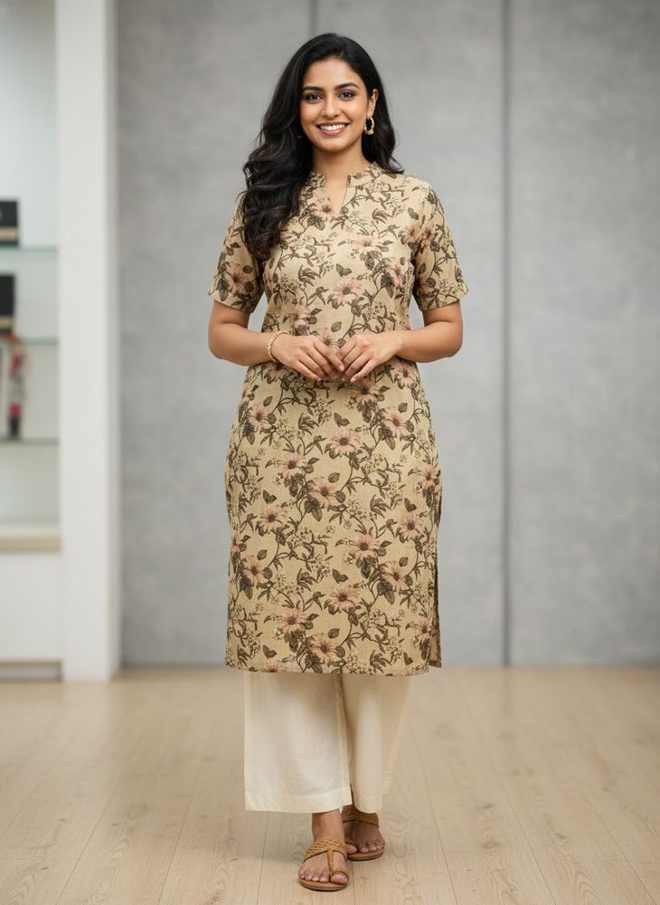 Floral Print🆕🎁 Short Kurta