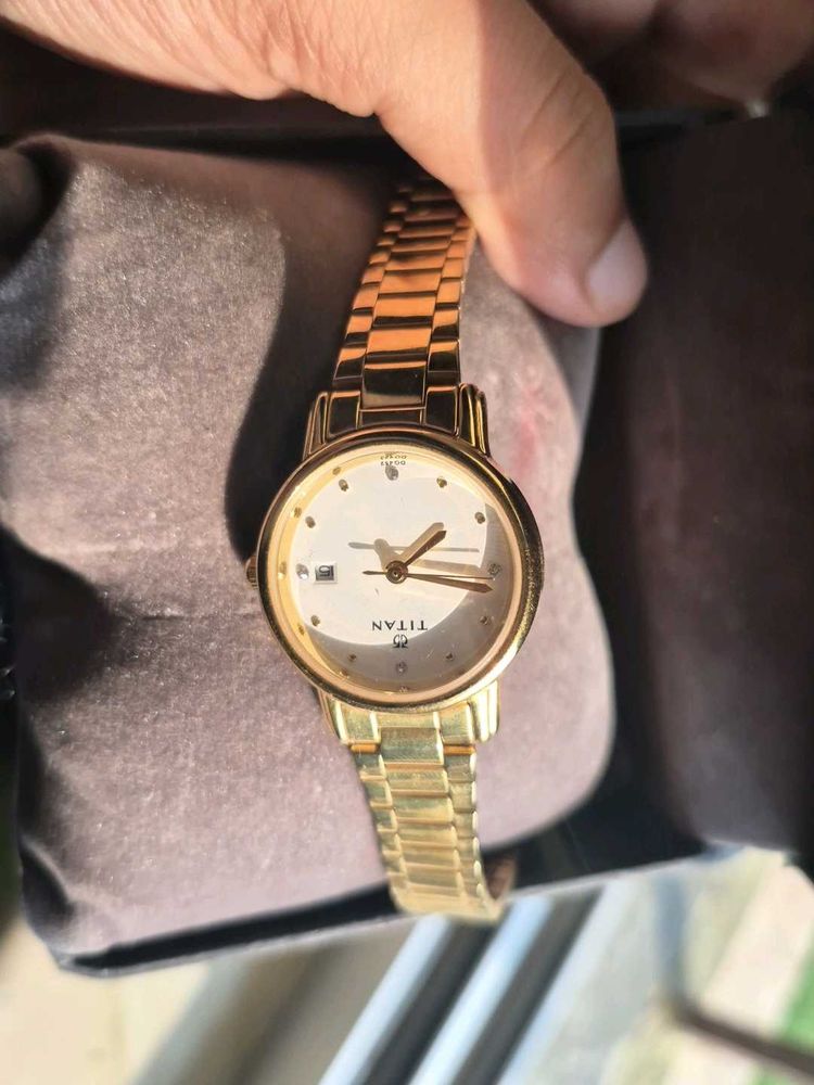 Titan Gold Plated Watch