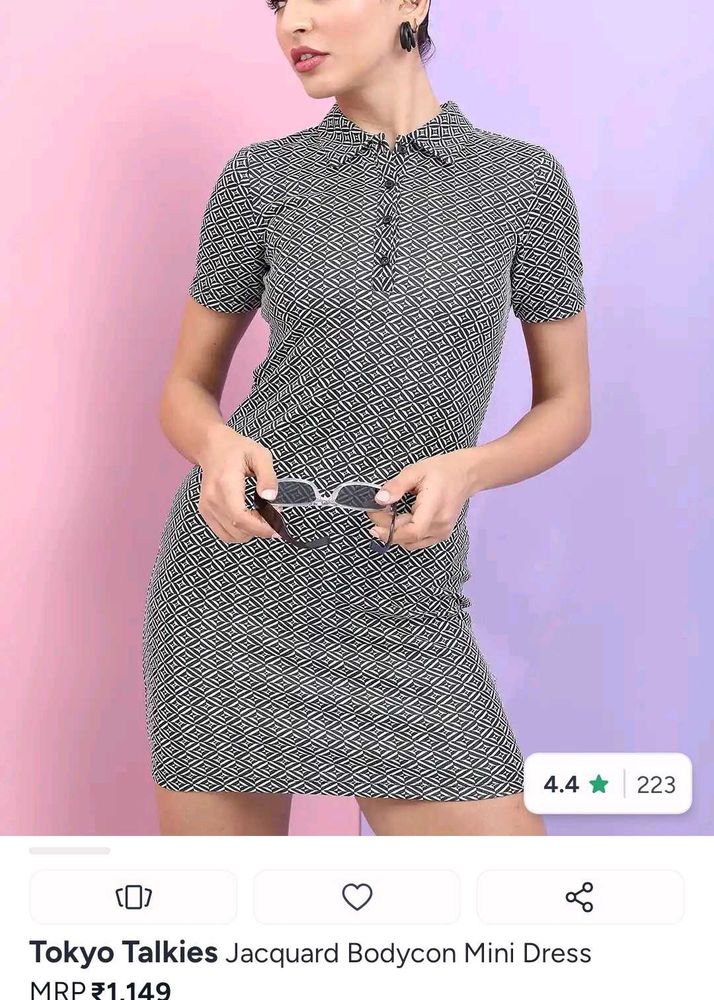 Savage Collar mini Dress