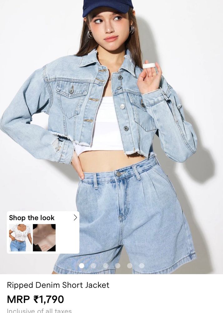 Cropped Denim Jacket