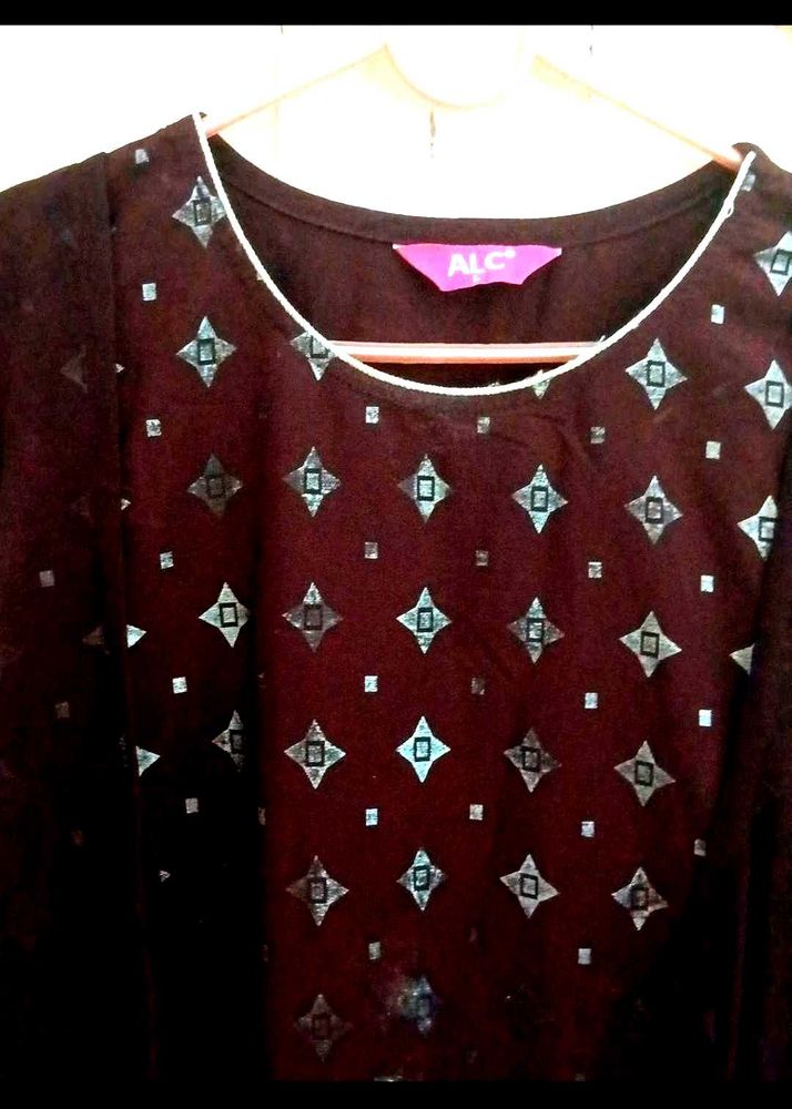 a.Party wear frock or kurta with coat