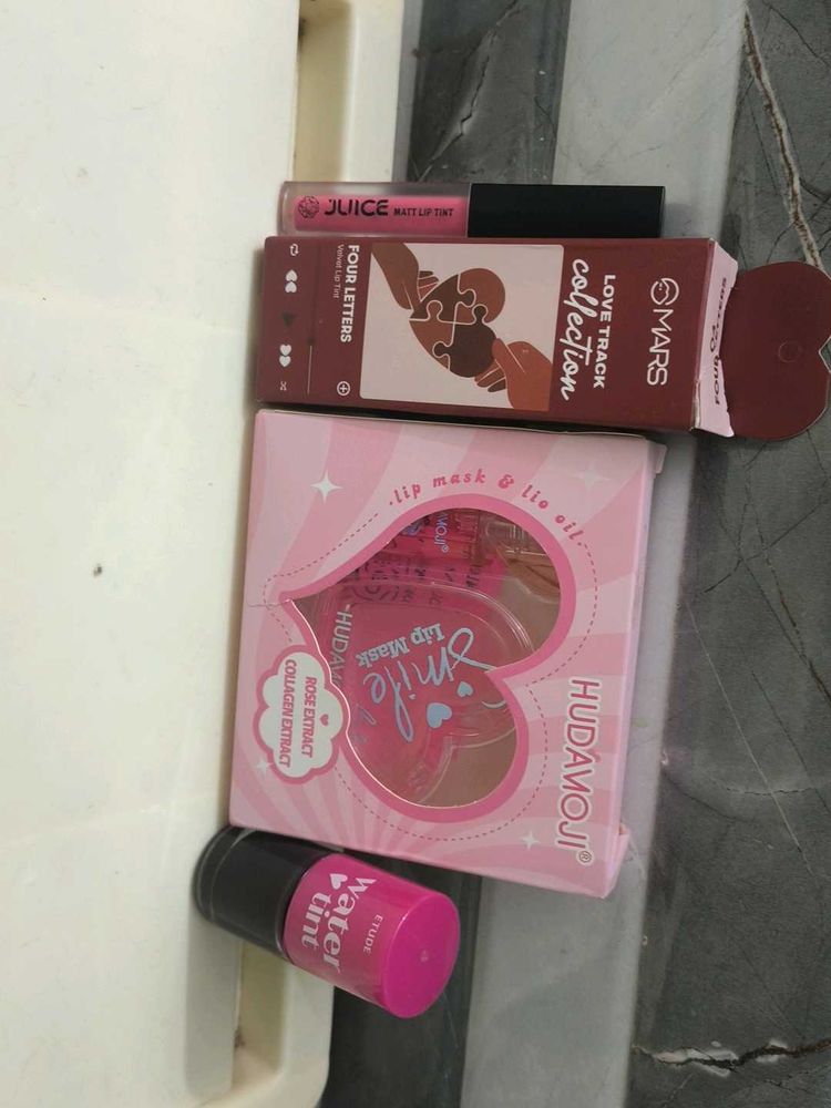 4  Lip Tints and Masks Collection new all no coin