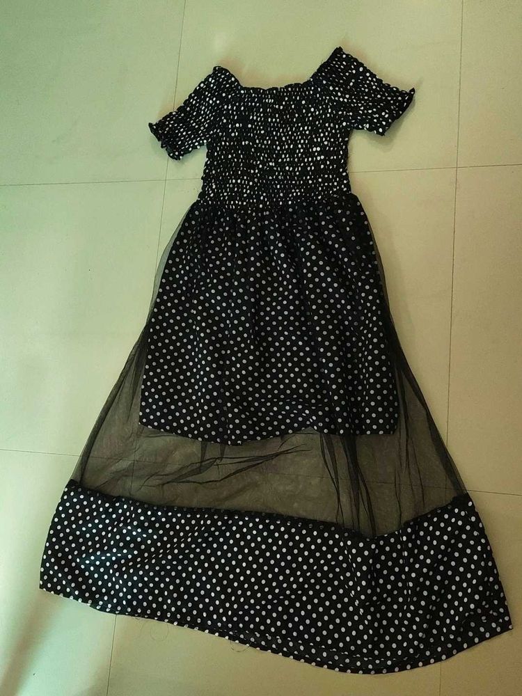 Polka Dot Maxi Dress