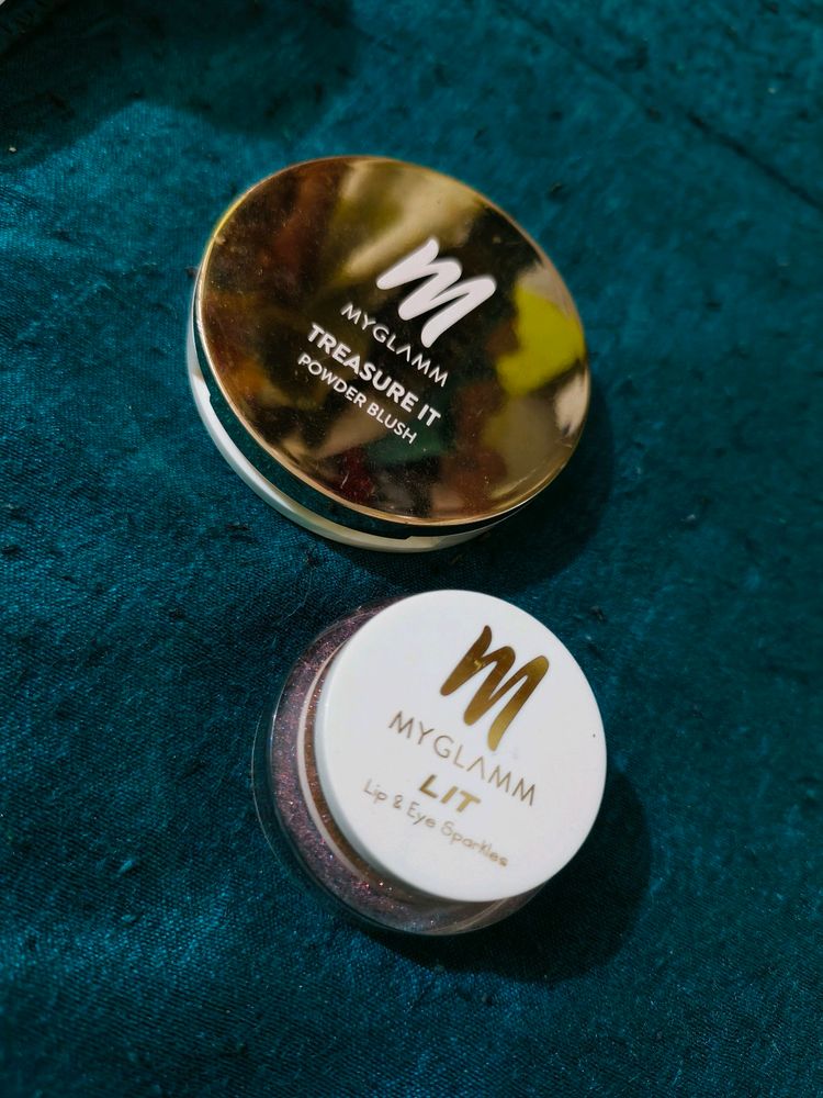 Duo Myglamm Blush And Lip &amp; Eye Sparkle