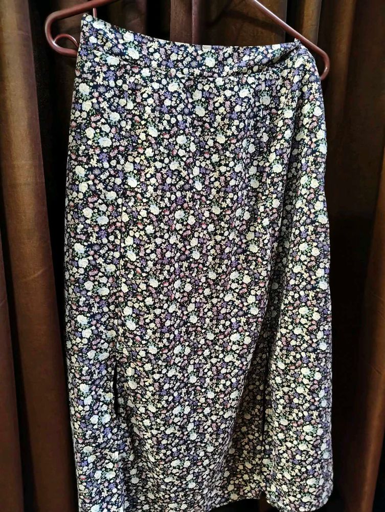 Floral Midi Skirt