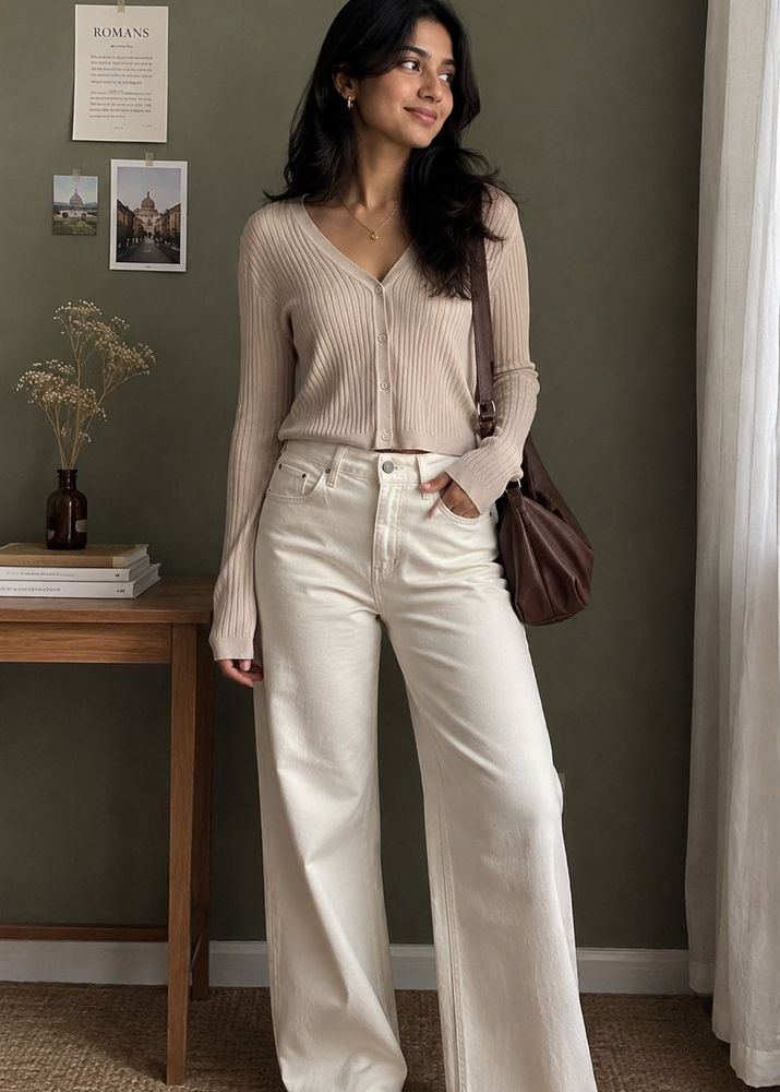JDY by ONLY  Ribbed Knit Button-Front Cardigan