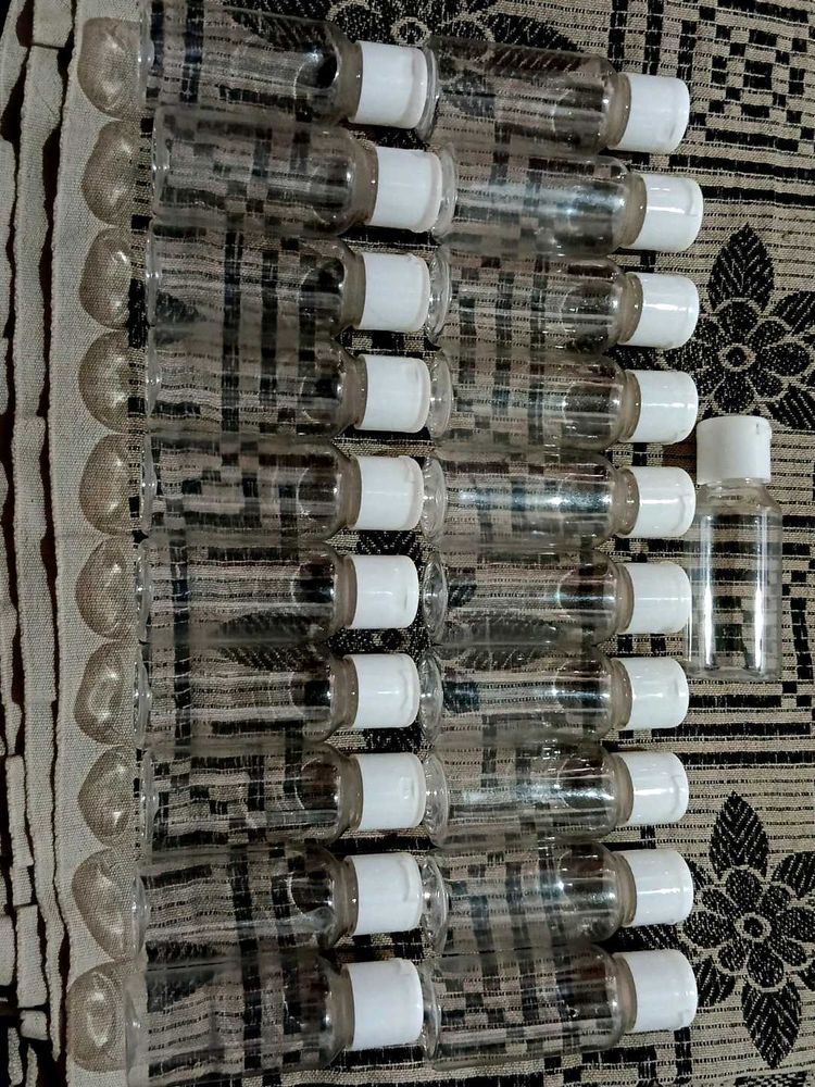 Lot of Empty Hand Sanitizer Bottles