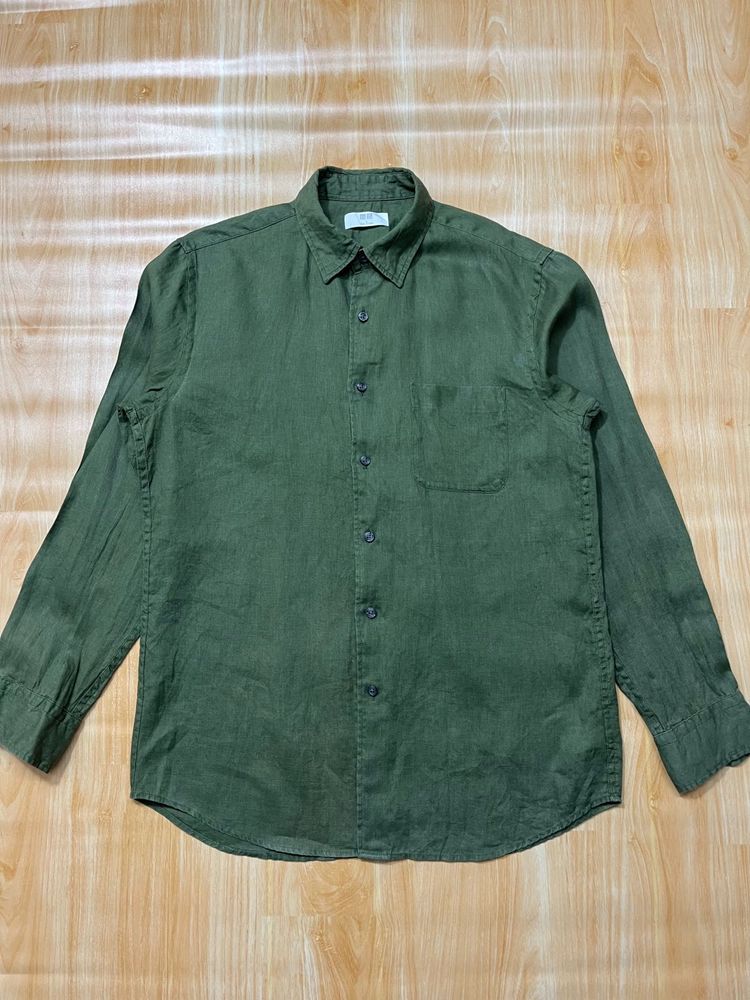 Uniqlo Linen Shirt For Men’s.