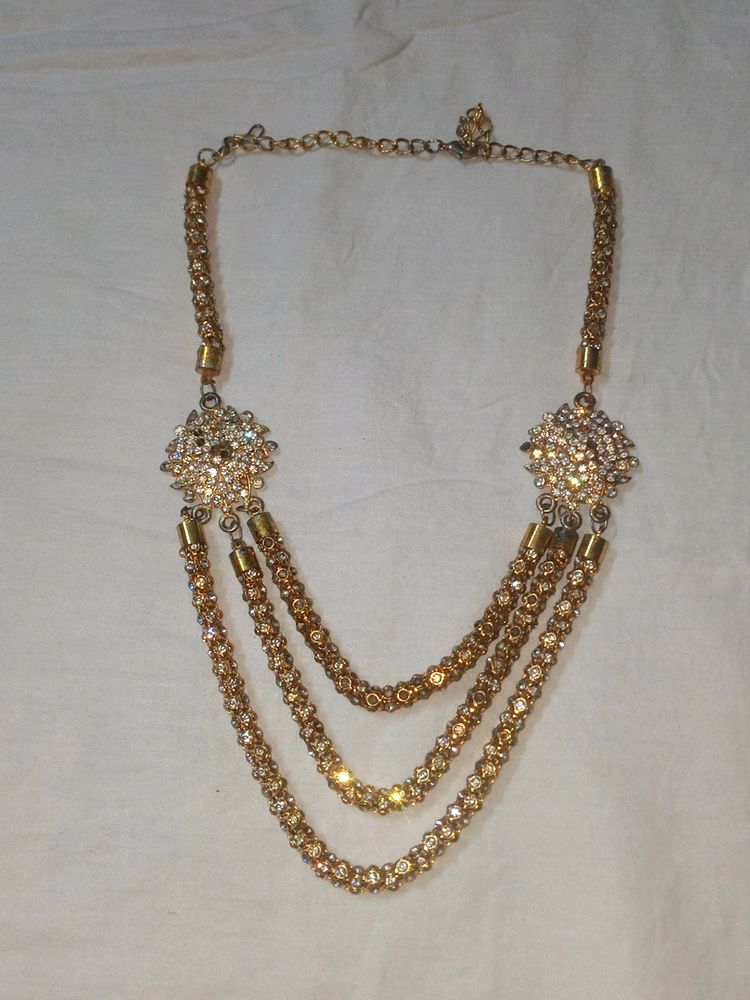 3 Layer Royal Golden Necklace