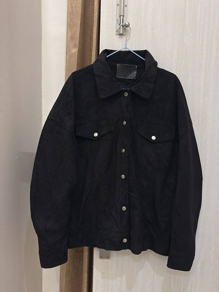 Black Oversized unisex jacket