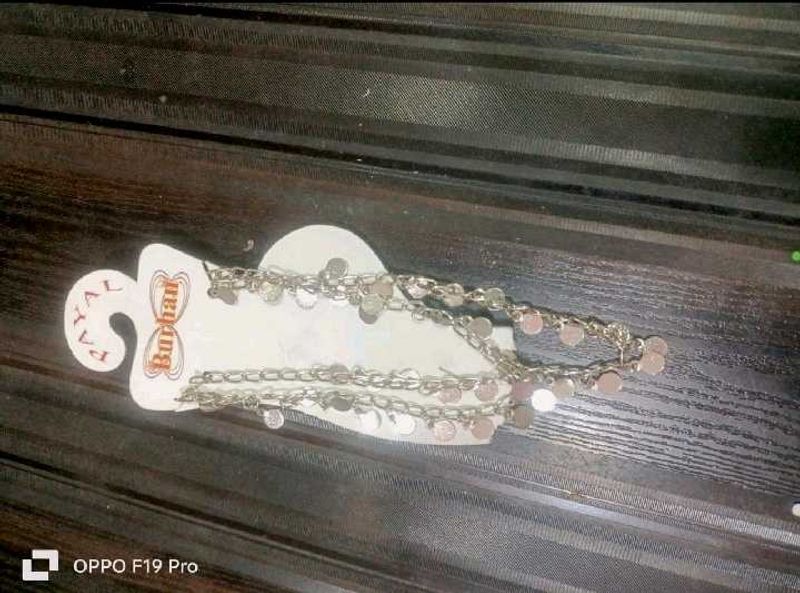 Silver Coin Anklets - Stylish Accessory