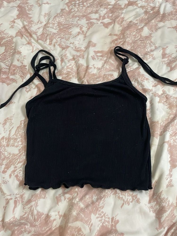 back knot crop top
