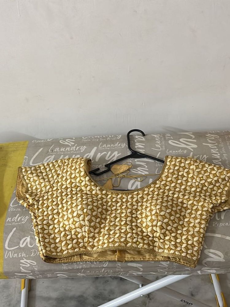 Gold Embroidered Blouse