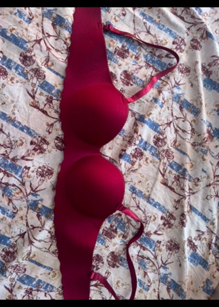 Maroon Push Up Bra