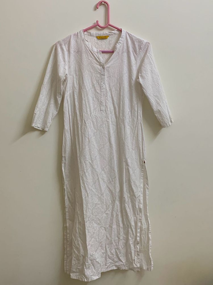 Elegant White Kurta