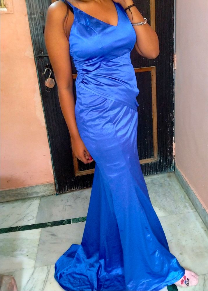 Satin Flared Dress