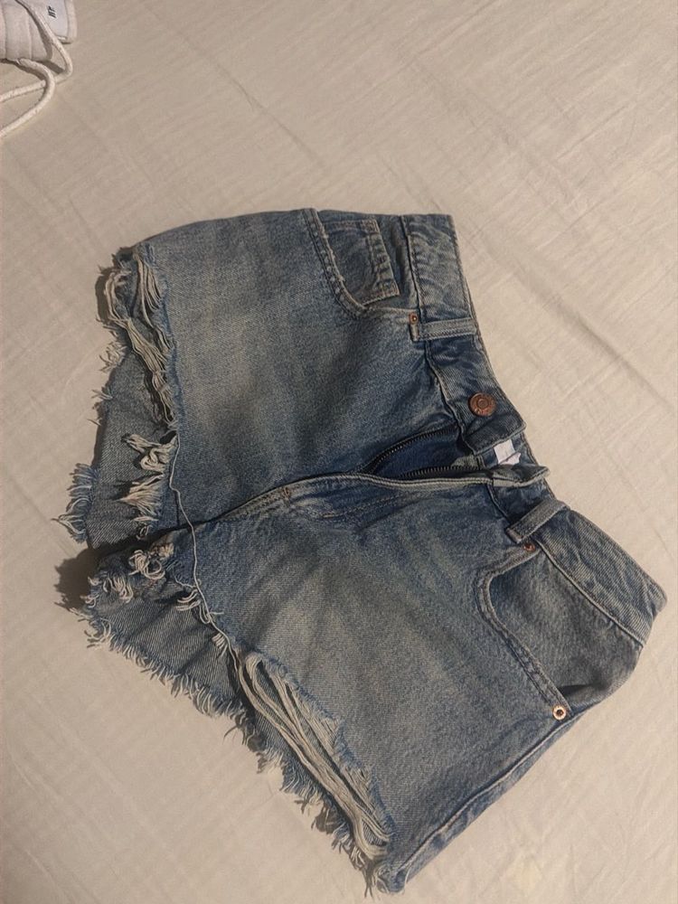 mini denim shorts