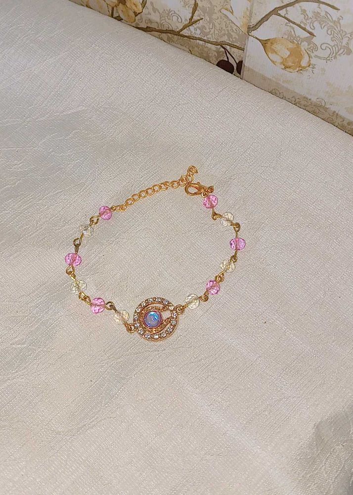 purple charm bracelet