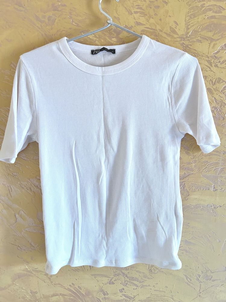 Classic Combo of 2 Ribbed T - Shirt (Red&amp;White)