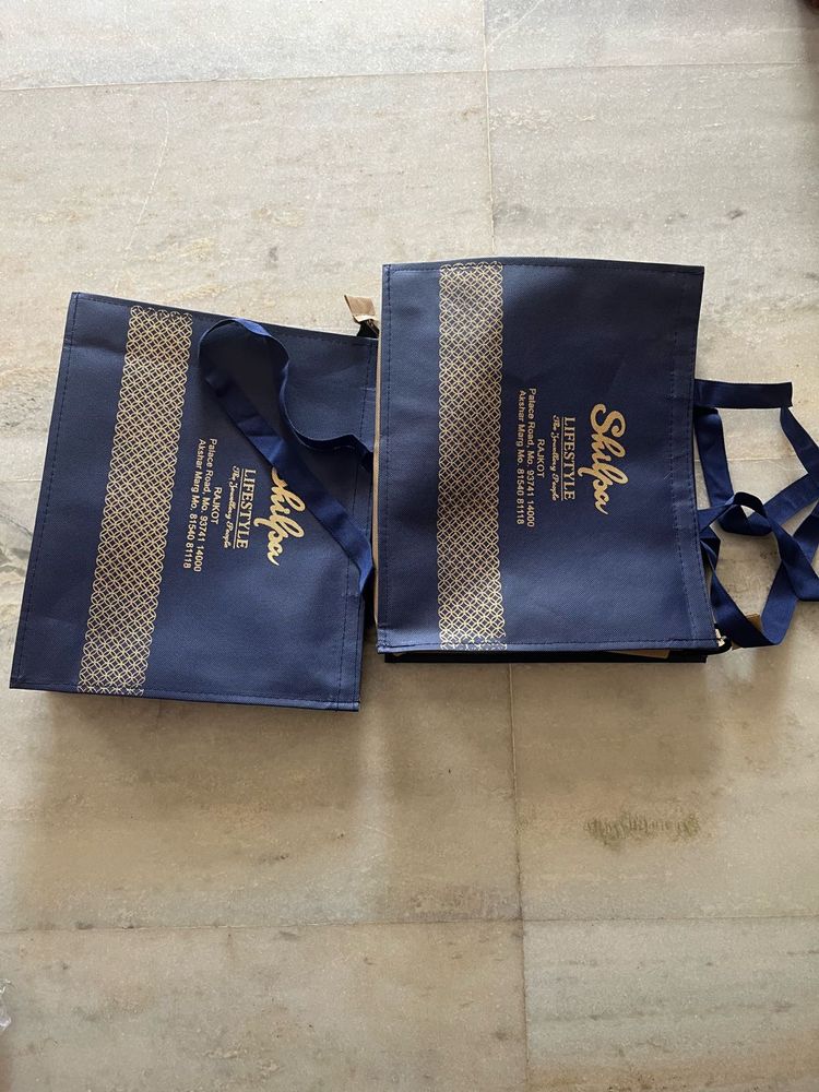 New Set of 2 saree cover/shopping bags