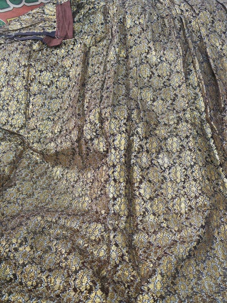 Exquisite Gold Brocade only Lehenga