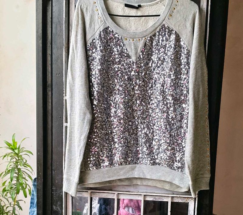Very Amazing Sequin Work Top