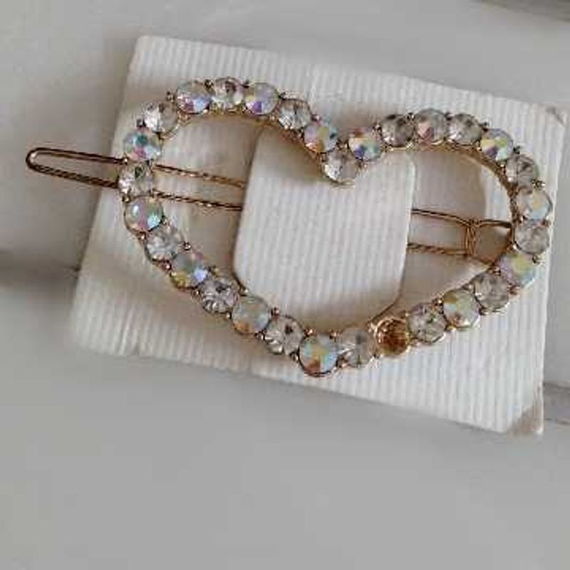 Sparkling Heart Hair Clip