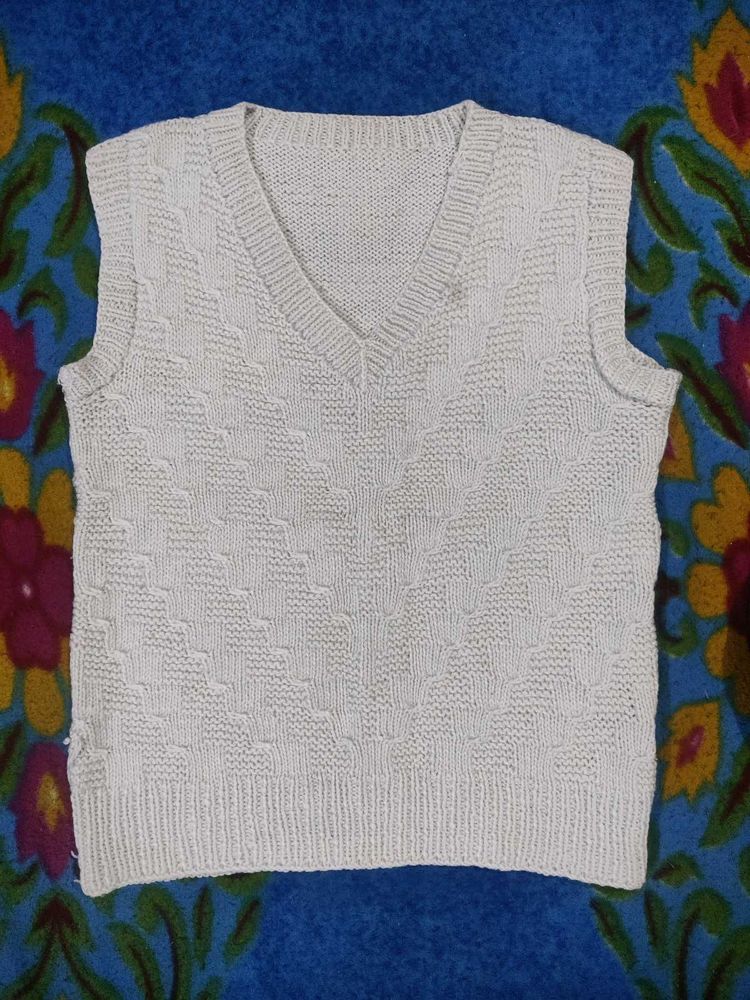 Pure Wool Hand Knitted Sweater