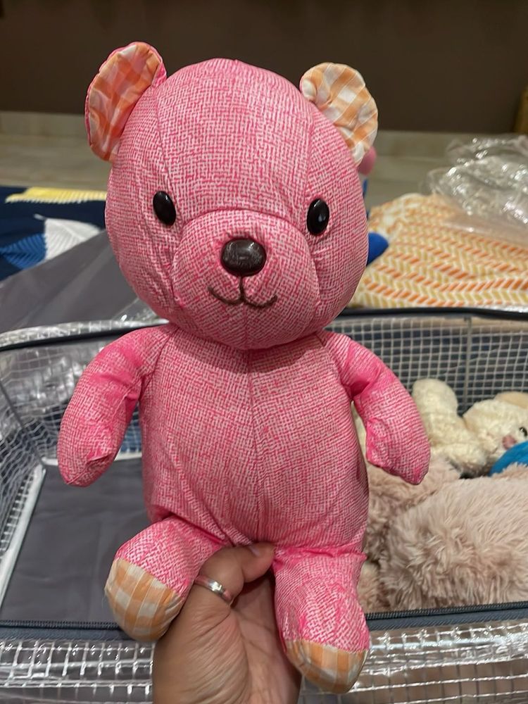 Pink Stuffed Teddy Bear