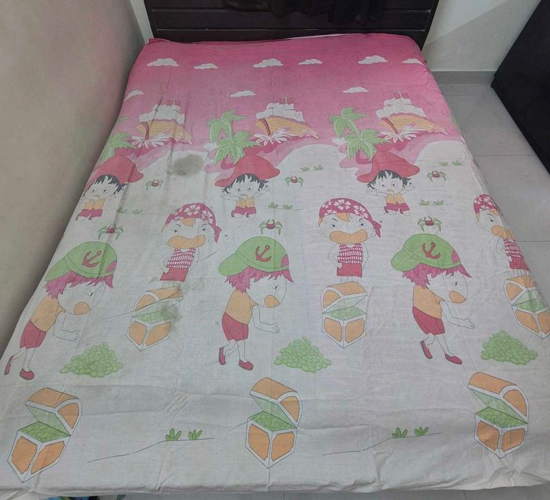 Cute Cartoon Bed Sheet