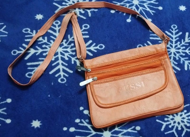 Orange Crossbody Bag