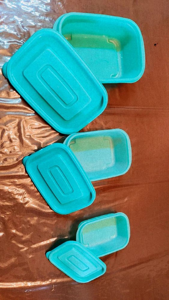 Turquoise Food Storage Containers - Set of 3