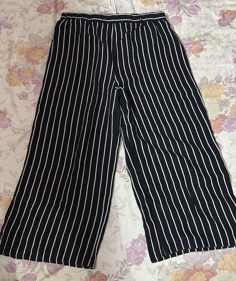 Striped Wide Leg Pants