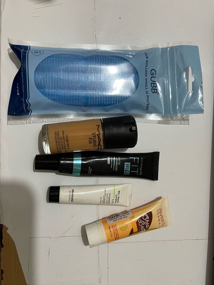 Mac foundation &amp; Other Makeup &amp; Hair Roller Bundle