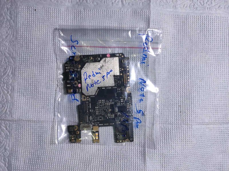 redmi note 5pro Scrap board Storage ic missing