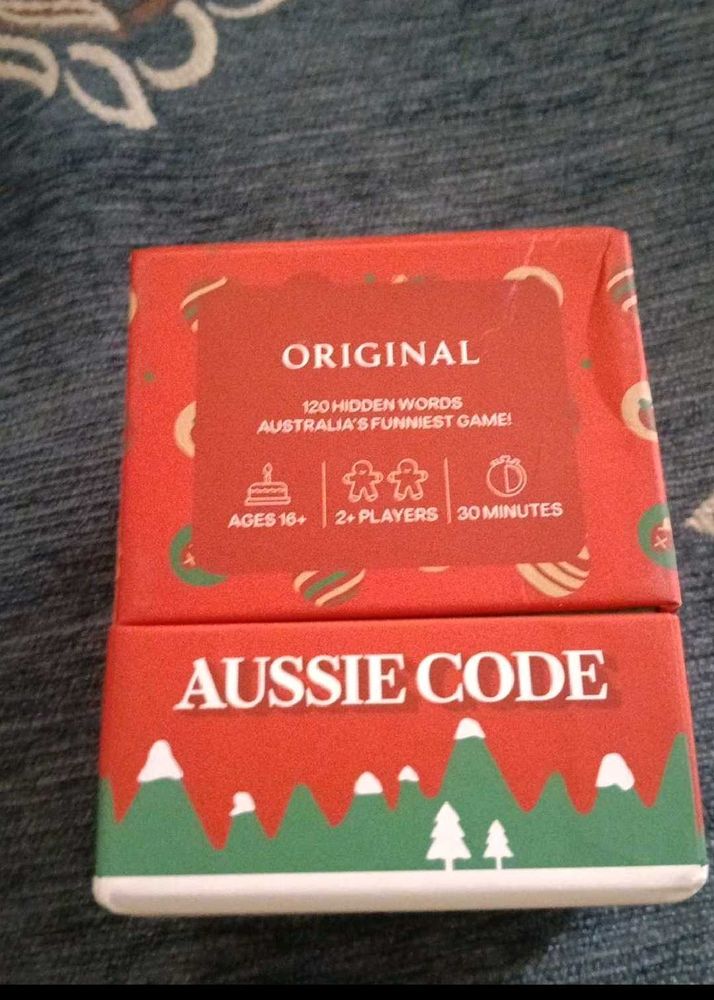 Aussie Code Original Card Game 3 set playing car