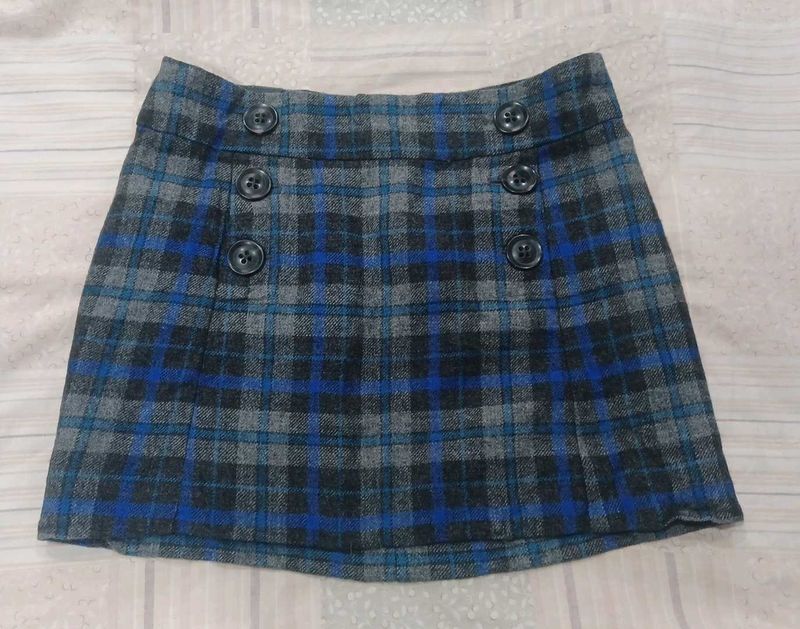 Plaid Mini Skirt