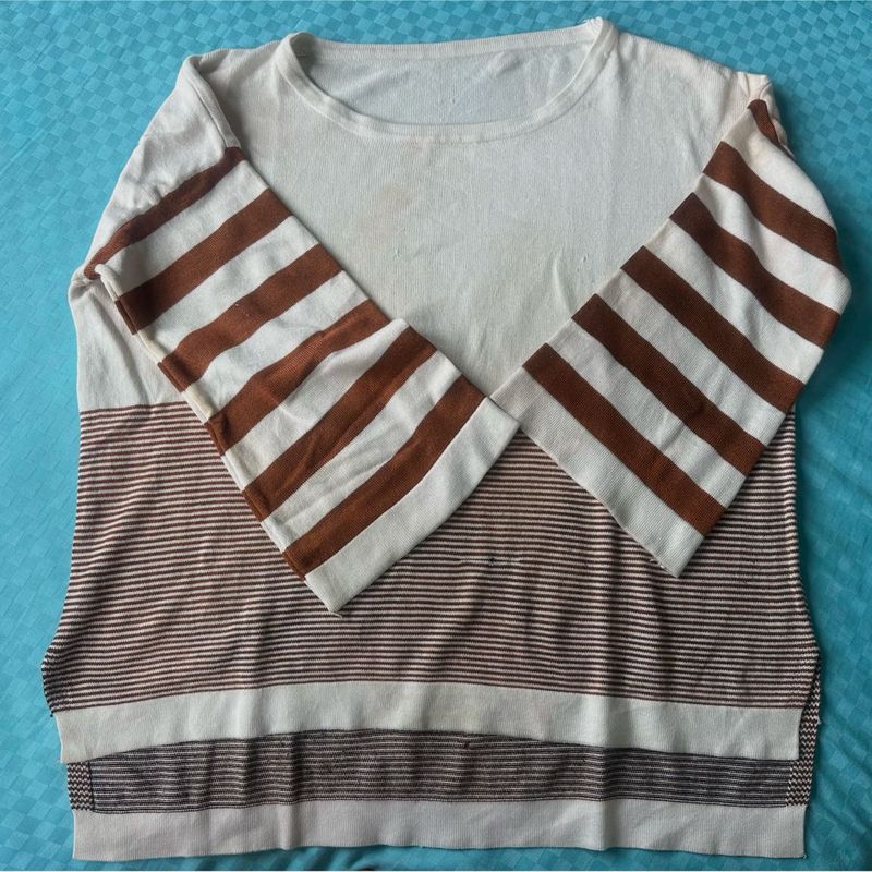 Striped Long Sleeve Top