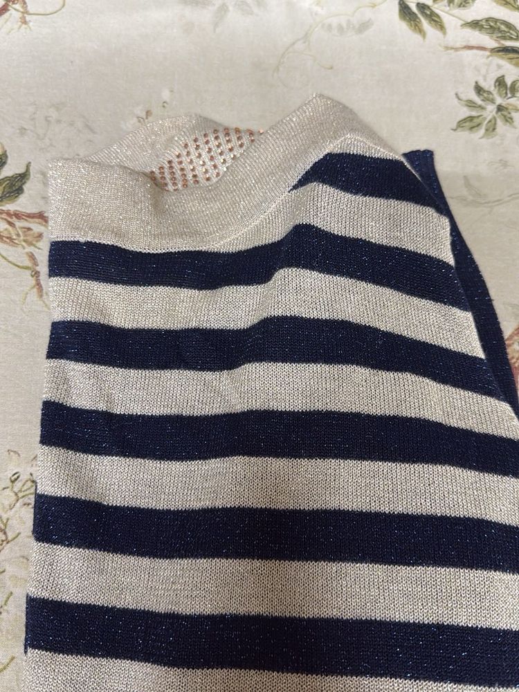 Striped Sparkly Sweater