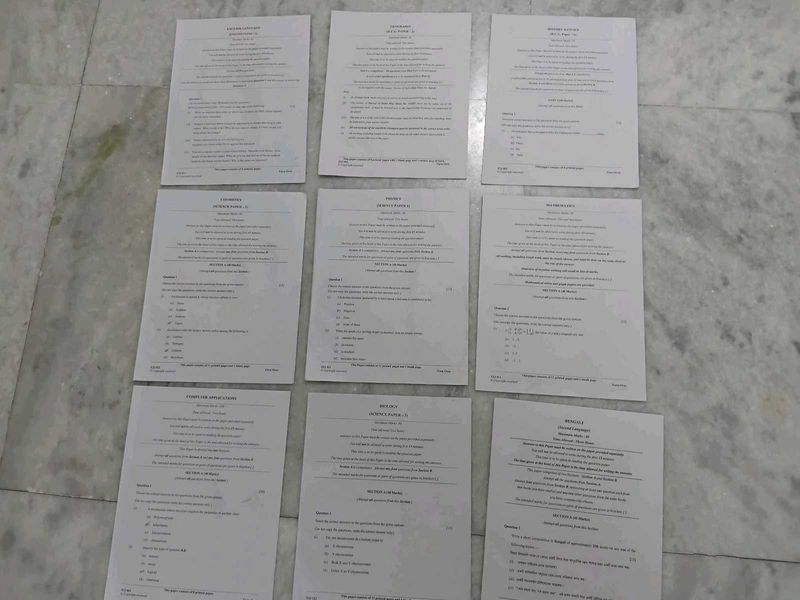 ICSE 2023 ORIGINAL QUESTION PAPERS OF BOARD