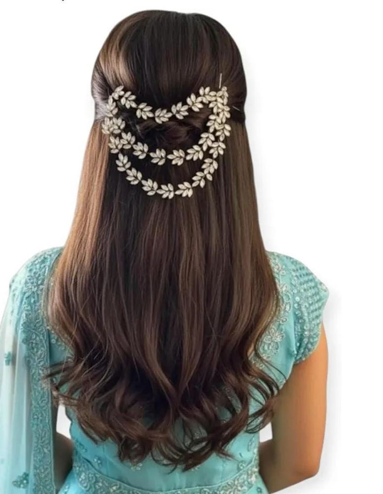 Elegant Leaf Chain Hair Accessory