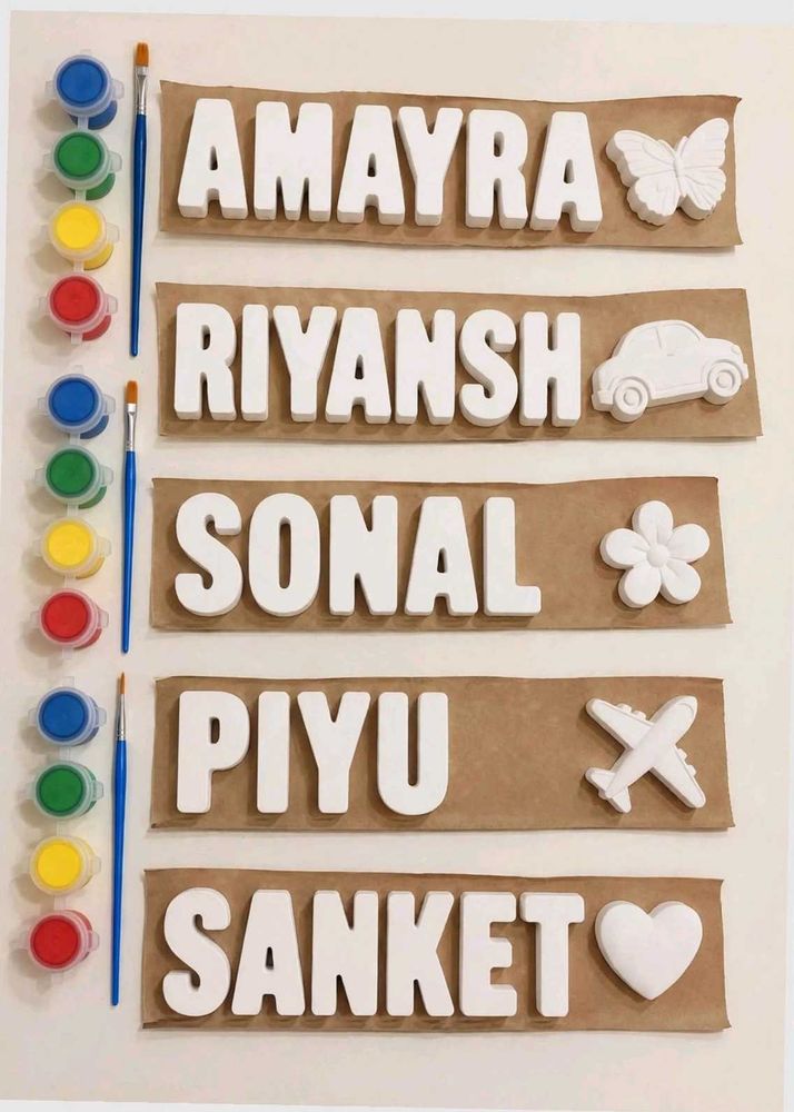 DIY Name Art Craft Kit