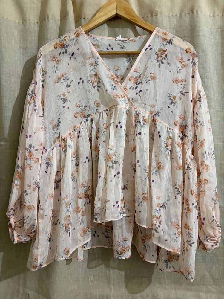 Floral printed blouse