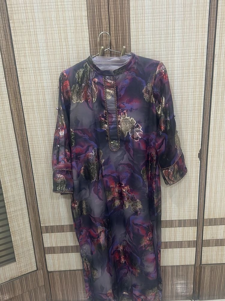 Today  Sale Party wear Kurti With Plazo