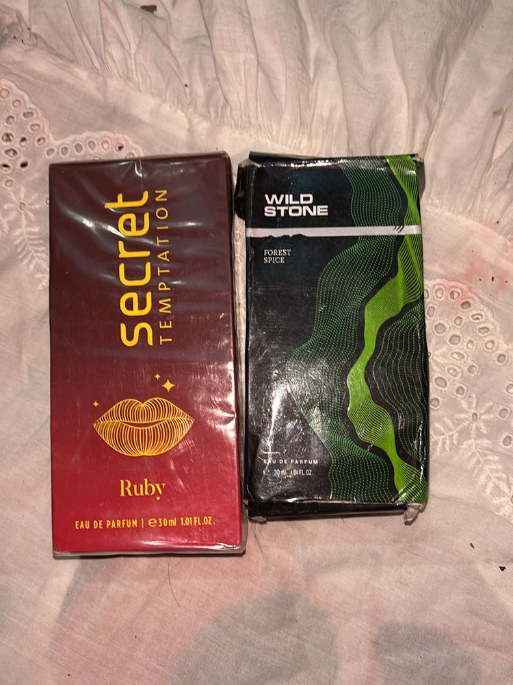 Wild Stone Forest Spice &amp; Secret Temptations Rubbe