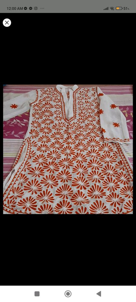 kurti nd dupatta Kashmiri Dress