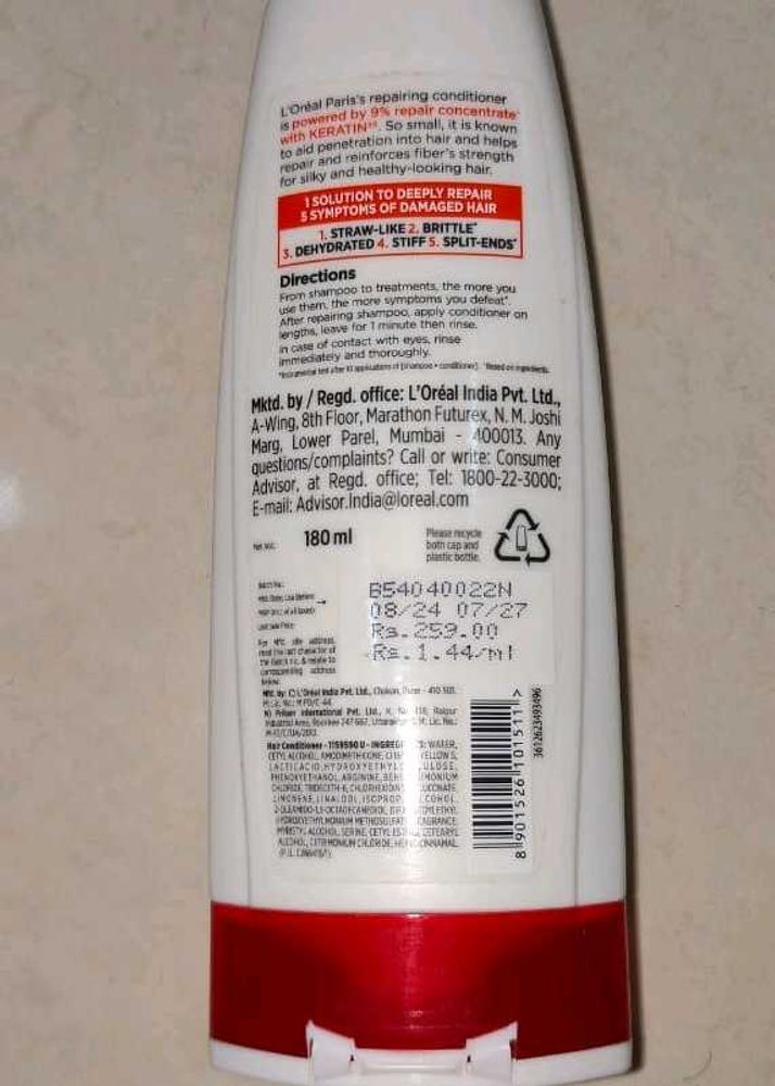 L'Oreal Paris Repairing Conditioner