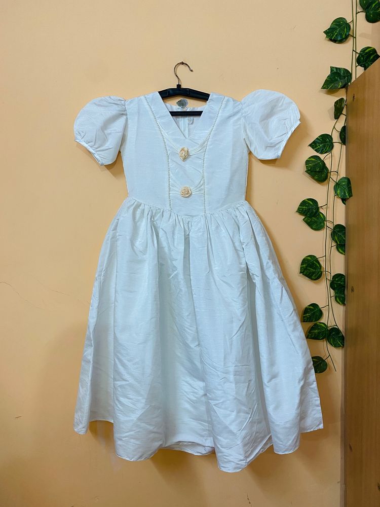 Beautiful White Frock