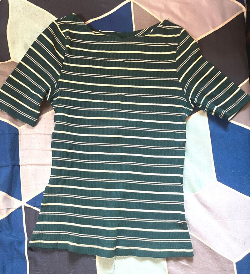 Striped Fitted Tee